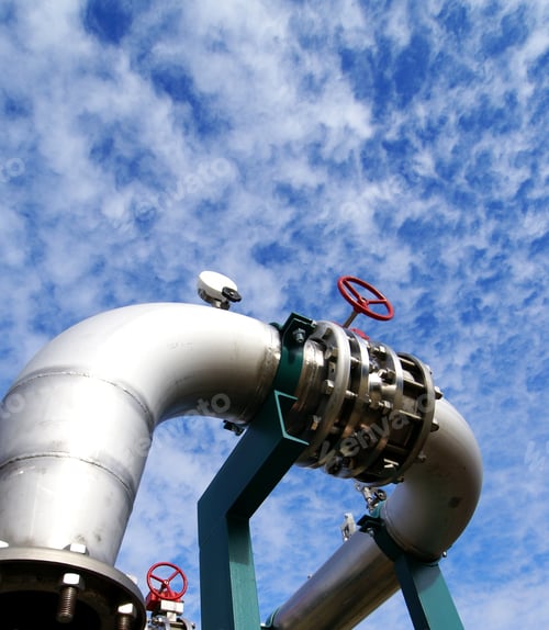 Preview: Industrial Zone, Steel Pipelines And Equipment