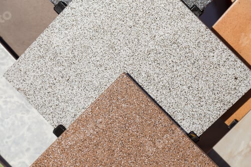 Preview: Assortment Of Tiles In A Hardware Store.