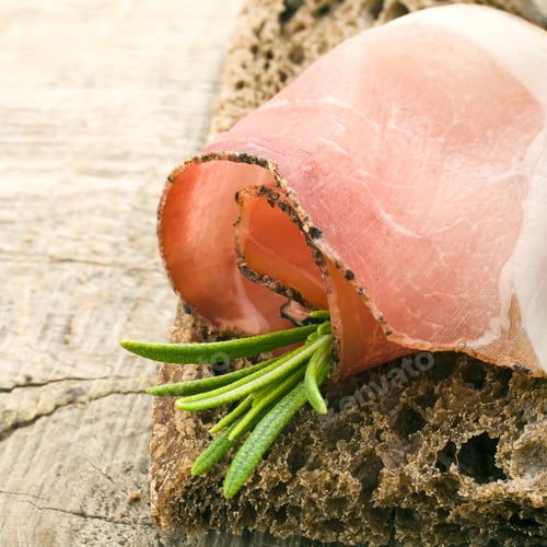 Preview: Bread With Sliced Pork Ham