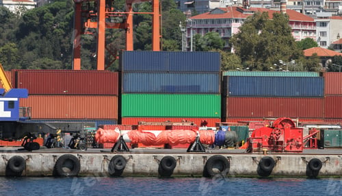 Preview: Containers Waiting To Transfer In A Port