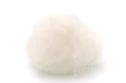 Preview: Wool Isolated On The White Background.