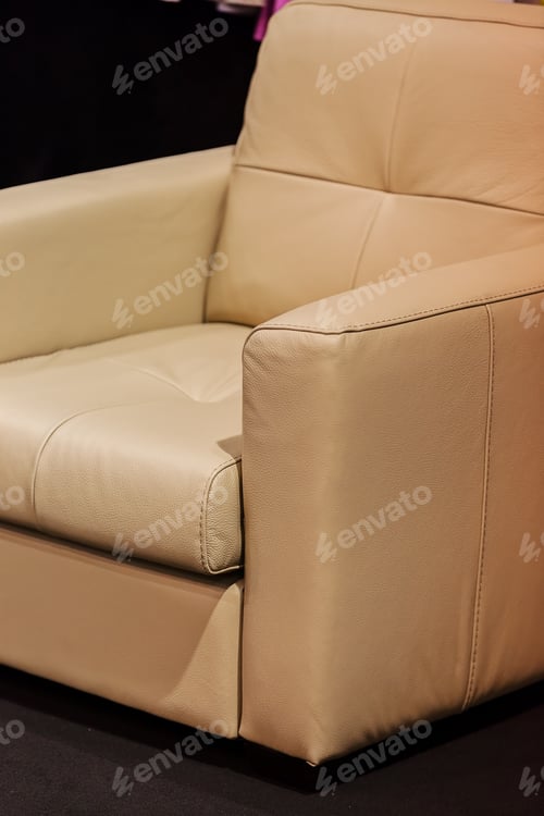 Preview: Part Of Armchairs Exposed The Furniture Fair, Note Shallow Depth Of Field