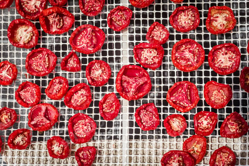 Preview: Delicious Pachino Tomatoes Drying At The Sun In A Huge Production In Sicly