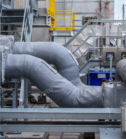 Preview: External Infrastructure Of The Microclimate Support System At A Large Industrial Site. Air