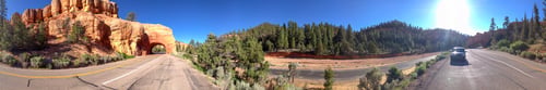 Preview: Panoramic View Of Bryce Canyon National Park Entrance, Utah.