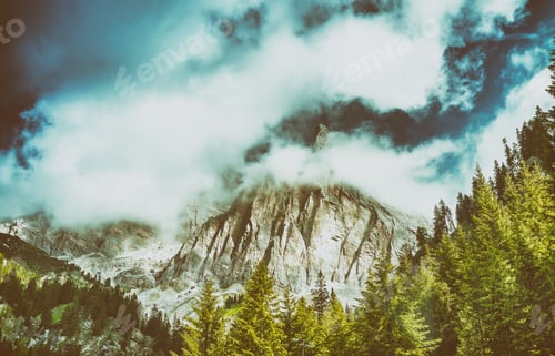 Preview: Beautiful Peaks Of Italian Dolomites In Summer.