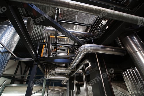 Preview: Industrial Zone, Steel Pipelines And Equipment
