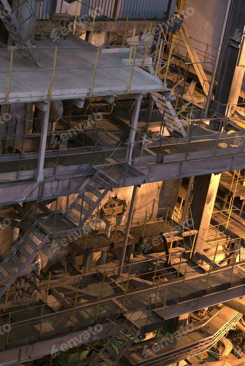 Preview: Equipment, Cables And Piping As Found Inside Of A Modern Industrial Power Plant