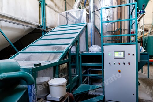 Preview: Industrial Production Of Polystyrene Foam Insulation Panels Or Plates. The Process Of Conversion Of