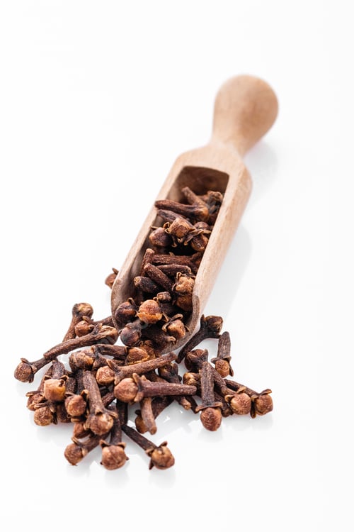 Preview: Fragrant Cloves On A White Acrylic Background