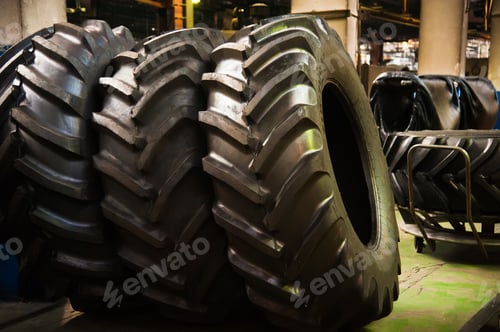 Preview: Manufacture Of Tires. Tyre Production Machine Conveyor