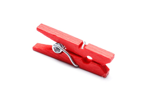 Preview: Clothespin Isolated On White Background