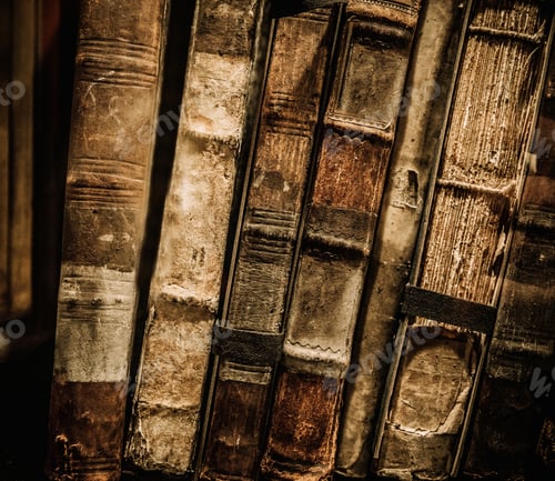 Preview: Vintage Books In A Row