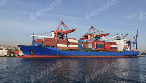 Preview: Container Ship Is Loading In A Port