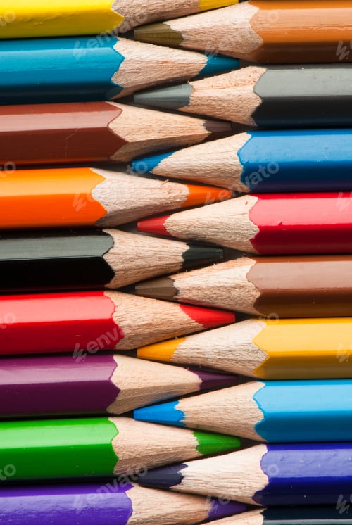 Preview: Macro Background Of The Pencil As An Element For Design. High Resolution.