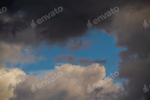 Preview: Dramatic Stormy Sky Before Rain And Hurricane. Background