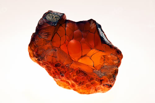 Preview: Chalcedony On The White Background