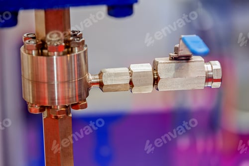 Preview: Focus On Handles On Machine For Industry; Note Shallow Depth Of Field