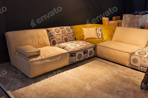 Preview: Modern Sofa For The Living Room, Note Shallow Depth Of Field