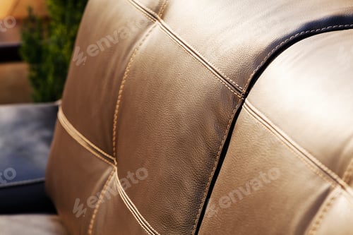 Preview: Detail Of Classic Furniture Sofa In Living Room.