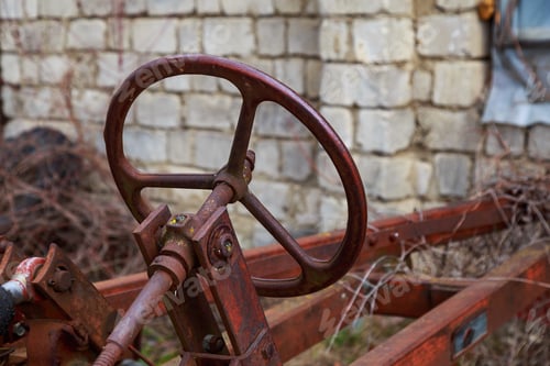 Preview: Devastation And Decline In The Agro-Industrial Sector. Cemetery Of Old Rusty Agricultural