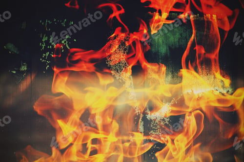 Preview: The Wall Of The Lining Or The Sandwich Panel Of The Fire Burns And Melts. Poor Quality As An