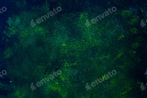 Preview: Painted Texture Surface Of Concrete Wall, Background. Abstract Copyspace. Blue Green Color