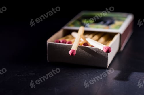 Preview: A Pack Of Matches In A Box. Light A Match.