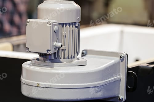 Preview: Focus On Detail Of Engine For Industry; Note Shallow Depth Of Field