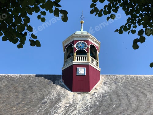 Preview: Close Up From The Domed Church In Witmarsum, Friesland The Netherlands