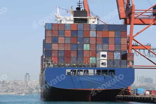 Preview: Container Ship Is Loading In A Port