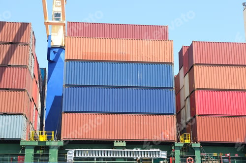 Preview: Container Ship Is Loading In A Port