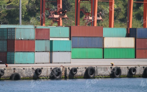 Preview: Containers Waiting To Transfer In A Port