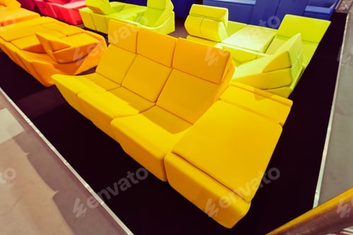 Preview: Unusual Furniture In Color For The House, Note Shallow Depth Of Field