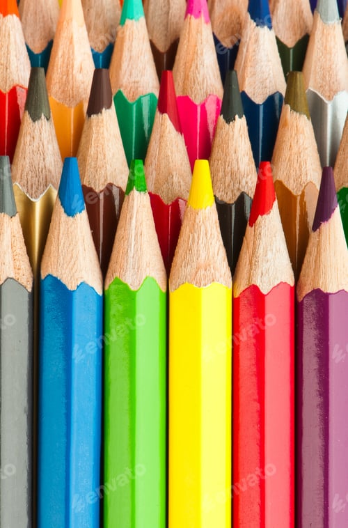 Preview: Macro Background Of The Pencil As An Element For Design. High Resolution.