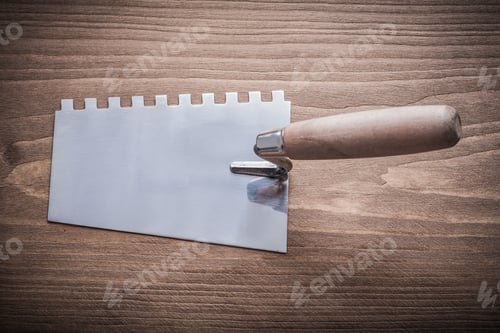 Preview: Steel Putty Knife With Wooden Handle.
