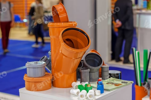 Preview: Parts Of Quality Plastic Hoses For Engine; Note Shallow Depth Of Field