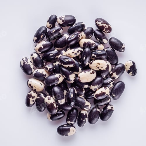 Preview: Fresh Organic Natural Beans On A White Background