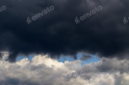Preview: Dramatic Stormy Sky Before Rain And Hurricane. Background