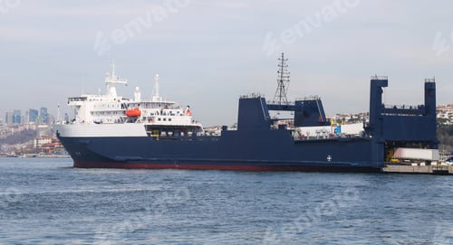 Preview: Roro Ship Is Loading In A Port