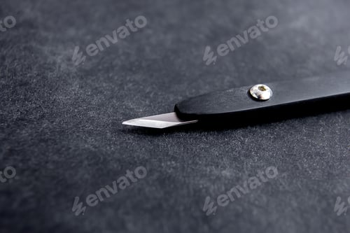 Preview: Black Knife For Leather Working