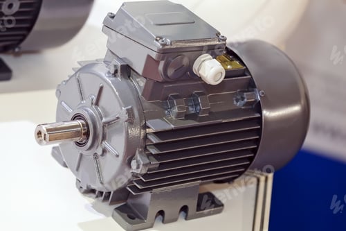 Preview: Part Of New Steel Motor For Engine; Note Shallow Depth Of Field