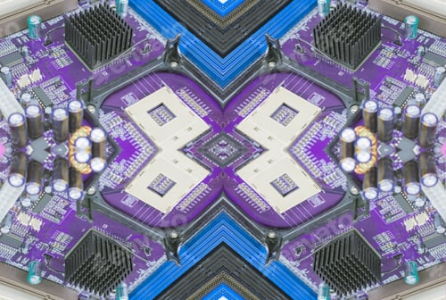 Preview: Empty Cpu Processor Socket With Pins On Motherboard