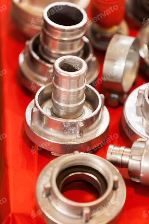 Preview: Parts Of Equipment For Water Supply, Note Shallow Depth Of Field