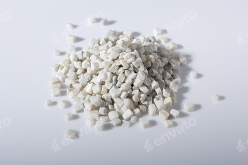 Preview: Beautiful Natural White Stone Scattered On A White