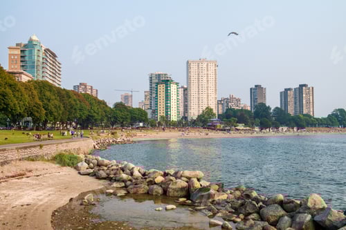 Preview: Vancouver Skyline From Stanley Park, Canada.