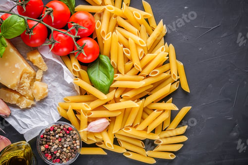 Preview: Penne Pasta with Fresh Ingredients Preparation