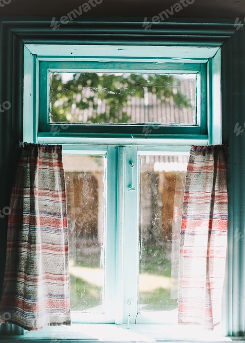 Preview: Old Interior Decor For Farmhouse. Rustic Home Design. Vintage Home Decoration. Real Photo.