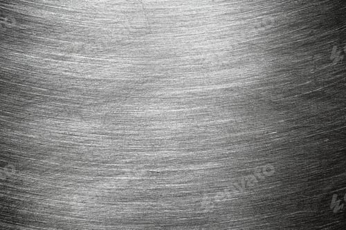 Preview: Scratched Metal Surface Texture, Background, Black And White Image