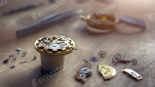 Preview: Process Of Repair Of Mechanical Watches With Special Tools